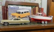 1959 Owens Deluxe Cruiser on trailer 1:25