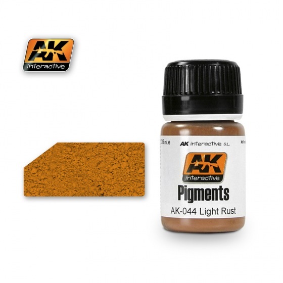 Boxart Pigments Light Rust AK 044 AK Interactive