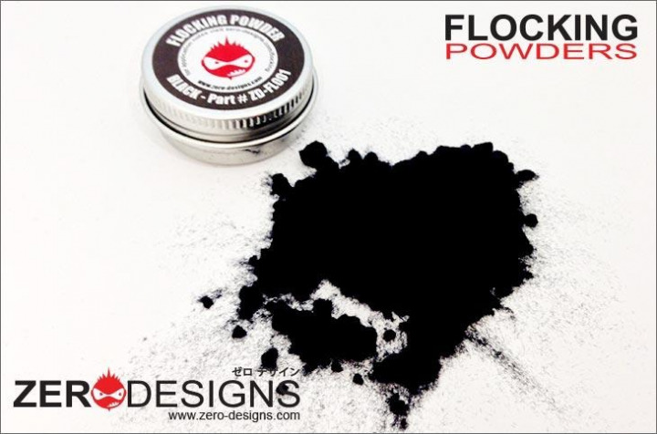 Boxart Flocking Powder - Black  Zero Paints