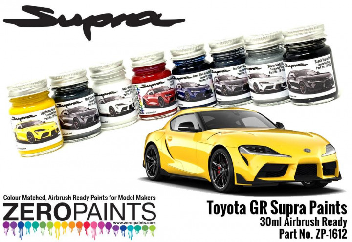 Boxart Toyota GR Supra Lightning Yellow  Zero Paints