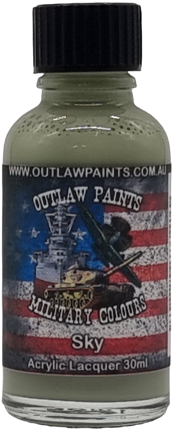 Boxart US Military Colour - Sky OP004MIL Outlaw Paints