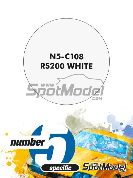 Boxart RS200 White  Number Five