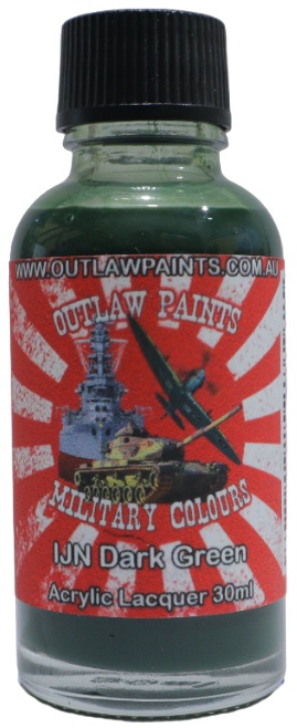Boxart Japanese Military Colour - IJN Dark Green OP184MIL Outlaw Paints
