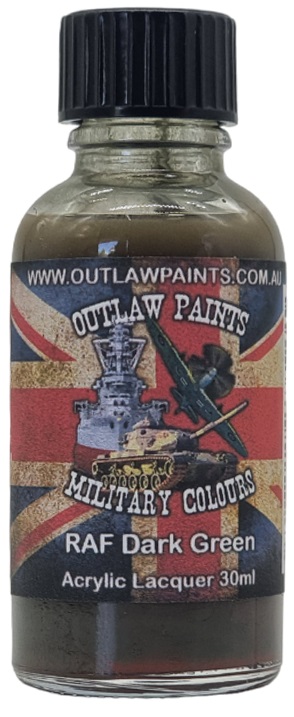 Boxart British Military Colour - RAF Dark Green BS381C/241 OP095MIL Outlaw Paints