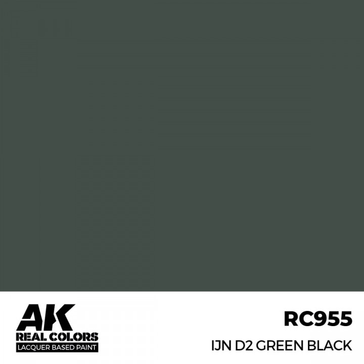 Boxart IJN D2 Green Black  AK Real Colors