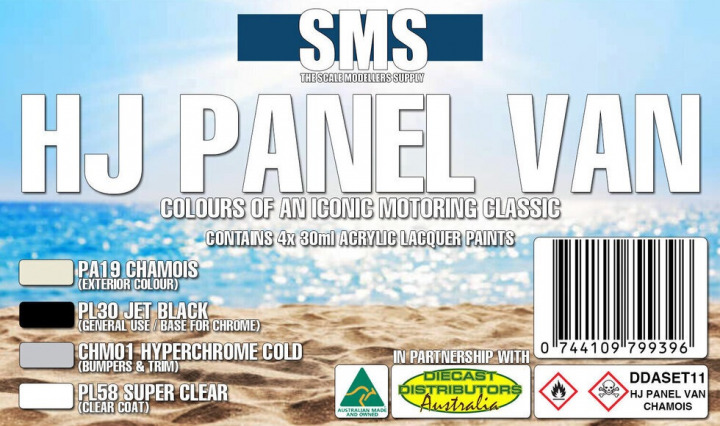 Boxart Holden HJ Panel Van Colour Set #11 - Chamois  SMS