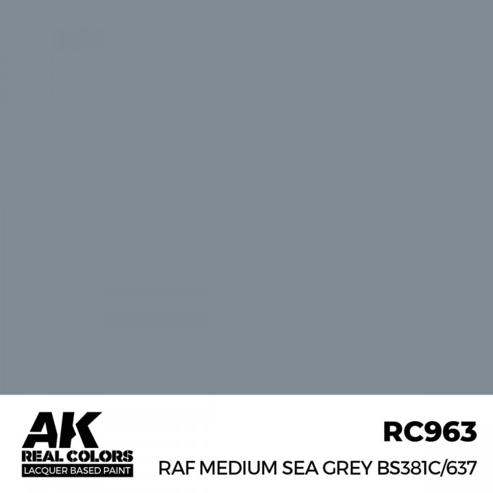 Boxart RAF Medium Sea Grey BS381C/637  AK Real Colors