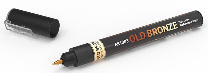 Boxart METALLIC LIQUID MARKER – OLD BRONZE  AK Interactive