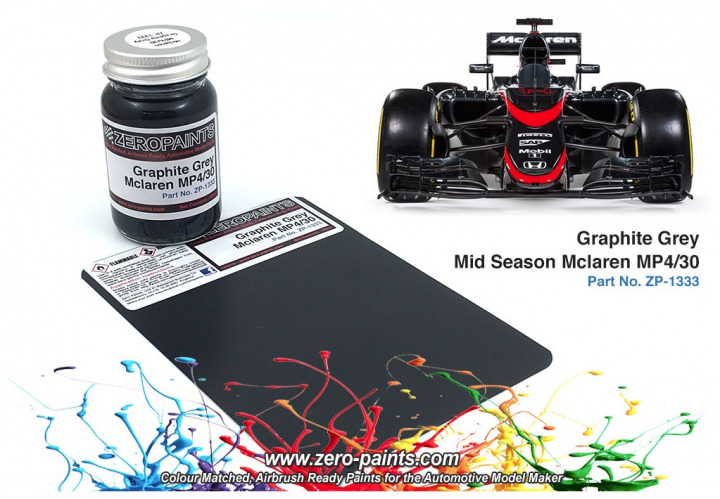 Boxart Mclaren MP4/30 Graphite Grey Mid Season  Zero Paints