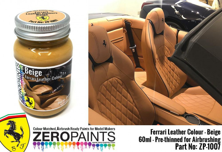 Boxart Ferrari Leather Colours Beige  Zero Paints