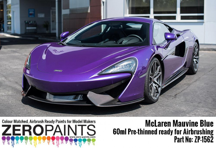 Boxart McLaren Mauvine Blue  Zero Paints