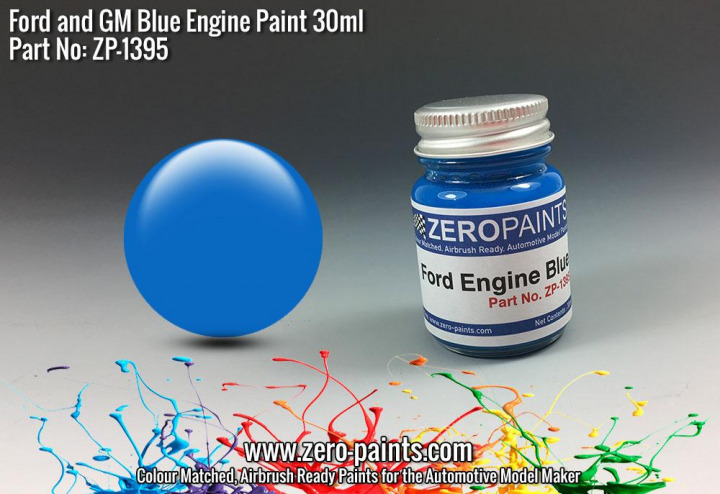 Boxart Ford/GM Engine Blue  Zero Paints