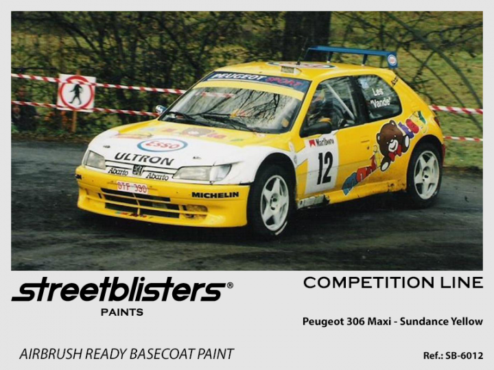 Boxart Peugeot 306 Maxi Sundance Yellow  StreetBlisters Paints