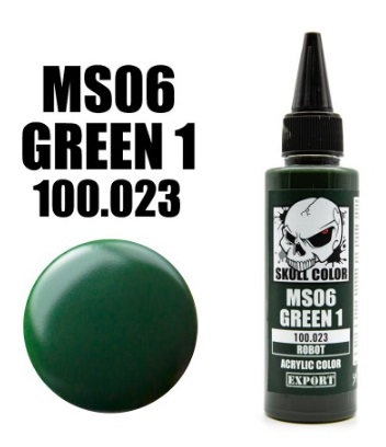 Boxart MS06 Green 1 023 Skull Color Robot