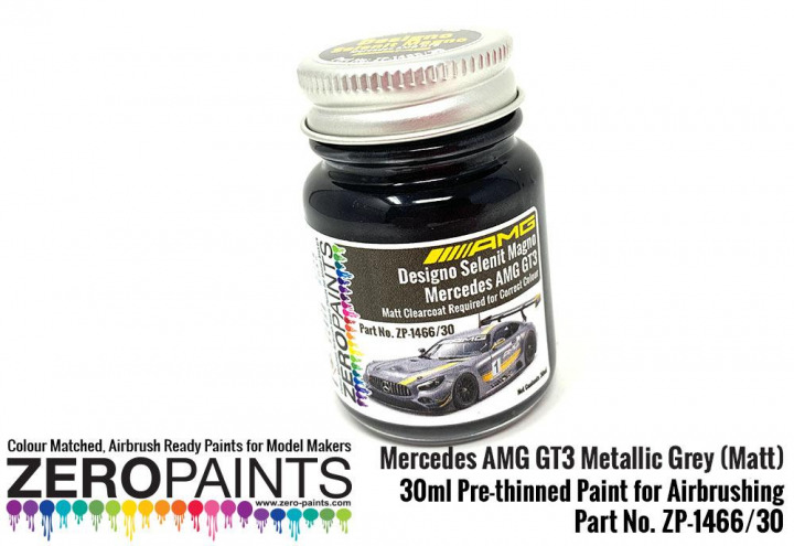 Boxart Mercedes AMG GT3 Metallic Grey (Matt) ZP-1466/30 Zero Paints