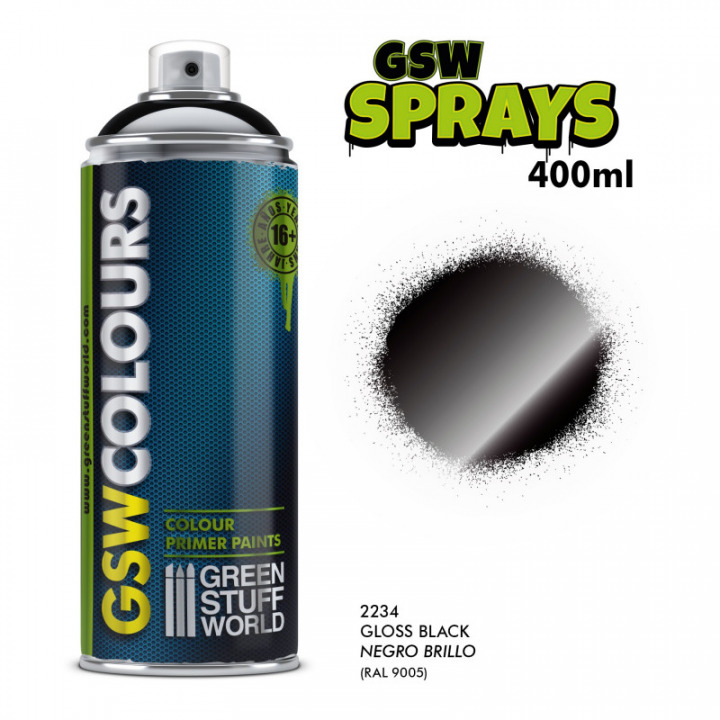 Boxart Spray Primer Black  Green Stuff World