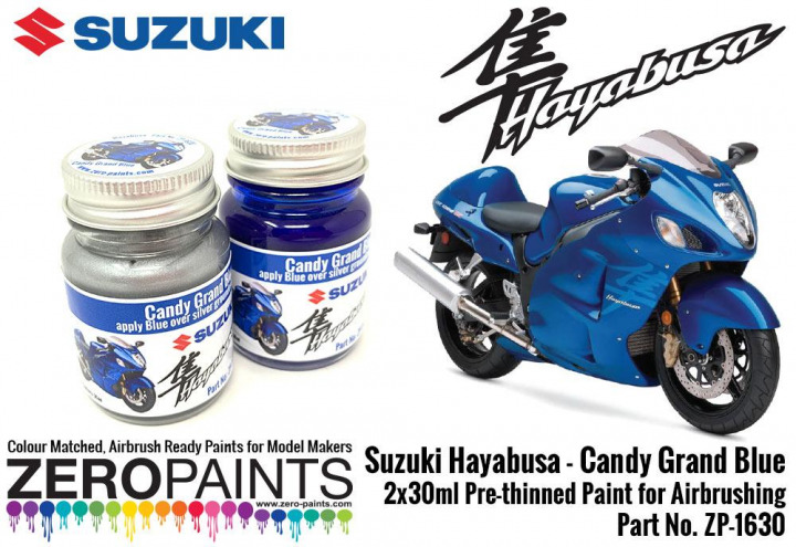 Boxart Suzuki Hayabusa - Candy Grand Blue  Zero Paints