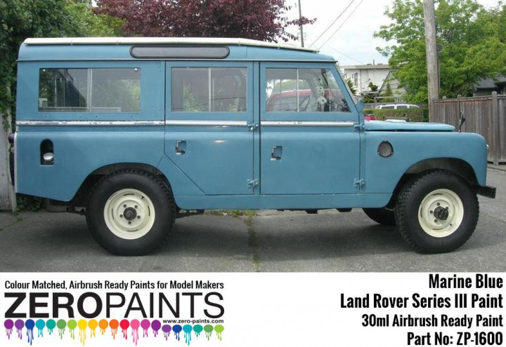 Boxart Land Rover Series III - Marine Blue (JCC)  Zero Paints