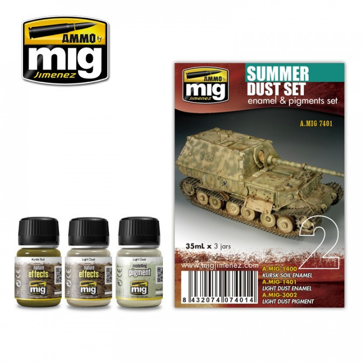 Boxart Summer Dust Enamel & Pigments Set  Ammo by Mig Jimenez