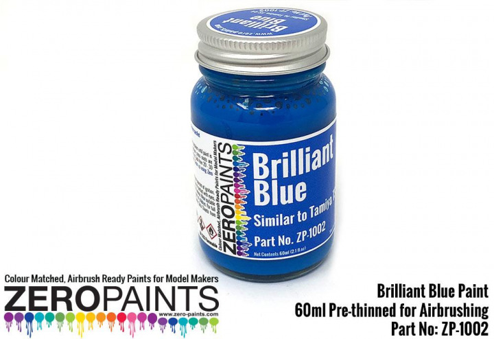 Boxart Brilliant Blue - Similar to Tamiya TS44  Zero Paints