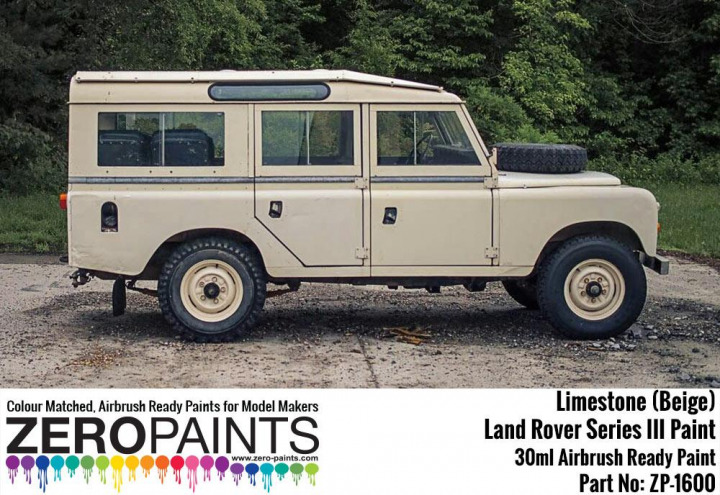 Boxart Land Rover Series III - Limestone (NCJ)  Zero Paints