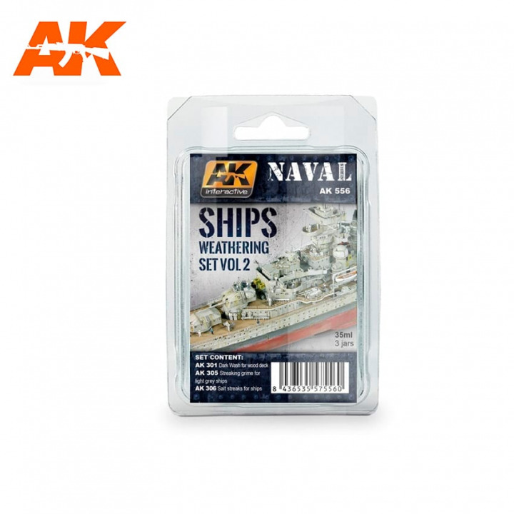 Boxart Ships Weathering Set Vol 2  AK Interactive