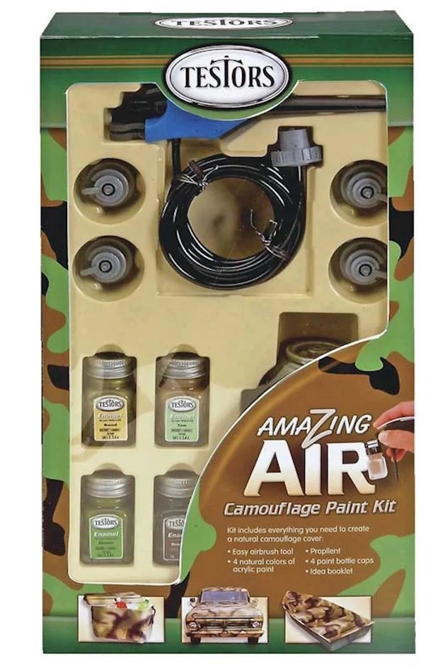 Boxart Amazing Air Camouflage Paint Set  Testors