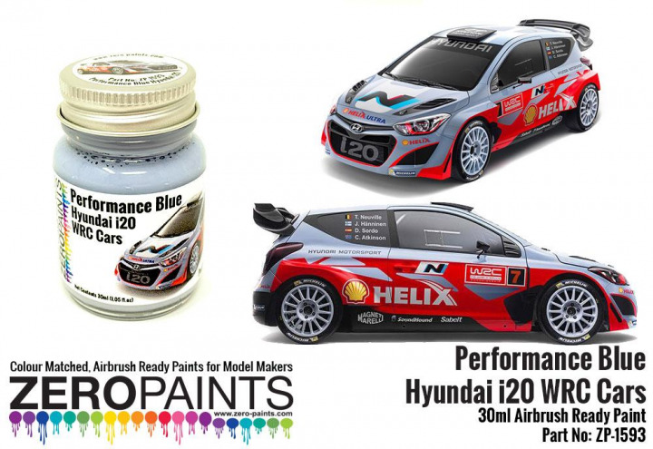 Boxart Hyundai i20 WRC Performance Blue  Zero Paints