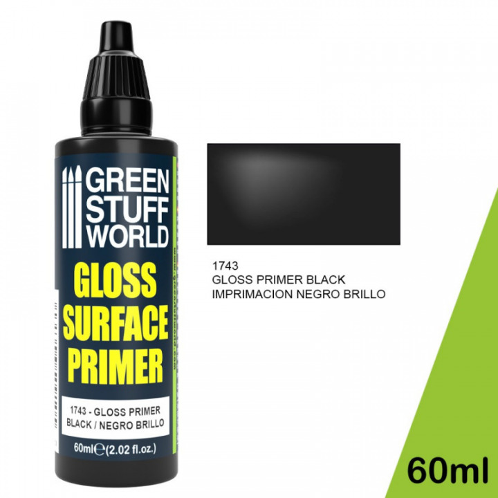 Boxart Gloss Surface Primer Black  Green Stuff World