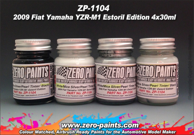 Boxart Yamaha YZR-M1 2009 Team Fiat Estoril Edition Paint Set  Zero Paints