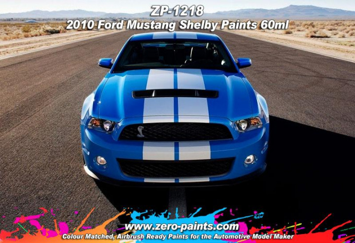 Boxart Grabber Blue CI Ford Mustang Shelby ZP-1218GB Zero Paints