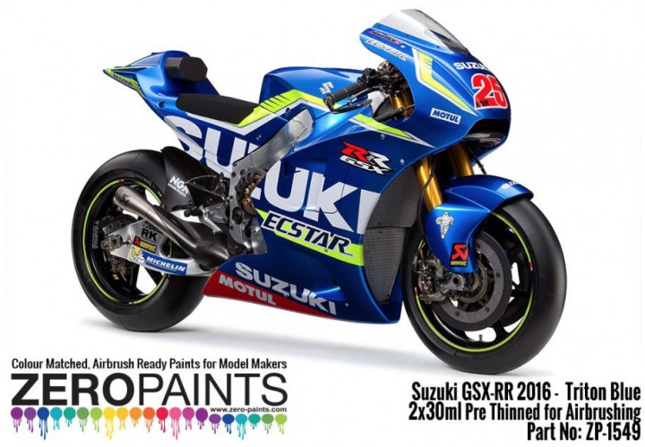 Boxart Suzuki GSX-RR 2016 - Triton Blue  Zero Paints