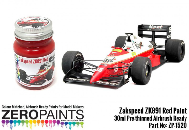 Boxart Zakspeed ZK891 Red  Zero Paints