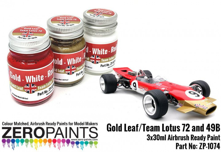 Boxart Gold Leaf Team Lotus 72  Zero Paints