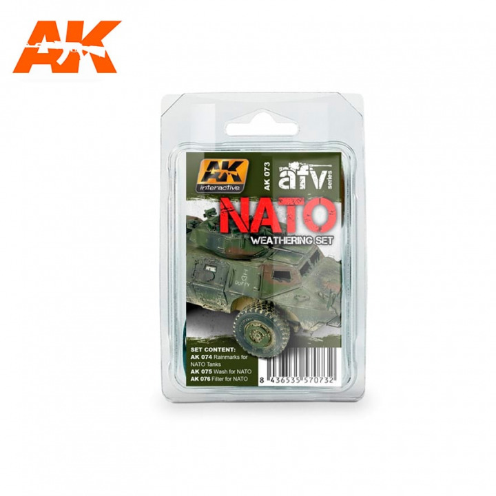 Boxart NATO Weathering Set  AK Interactive