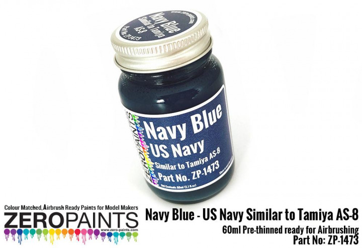 Boxart Navy Blue (US Navy) - Similar to Tamiya AS8  Zero Paints