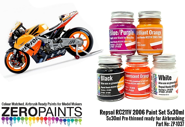 Boxart Repsol Honda RC211V 2006 Paint Set  Zero Paints