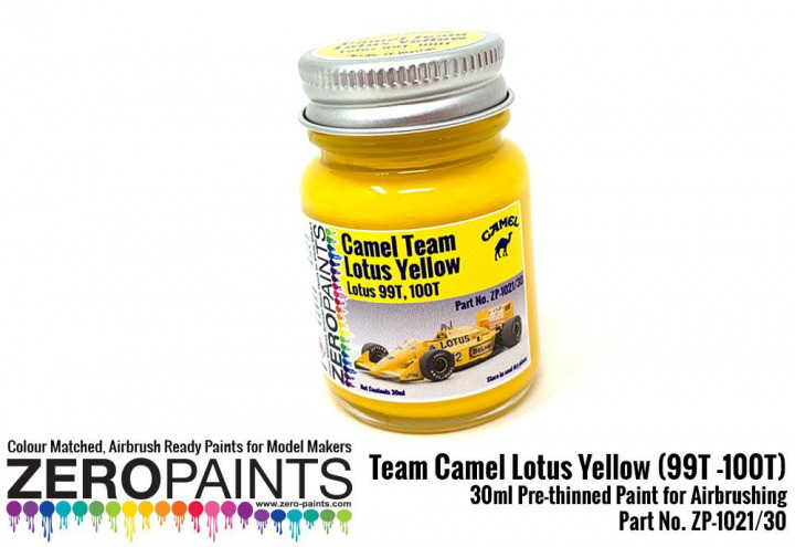 Boxart Team Lotus Yellow (99T - 100T)  Zero Paints