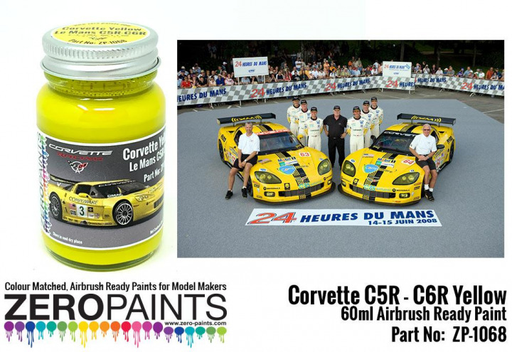 Boxart Corvette C5R-C6R Yellow  Zero Paints