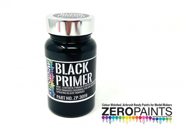 Boxart Black Primer  Zero Paints