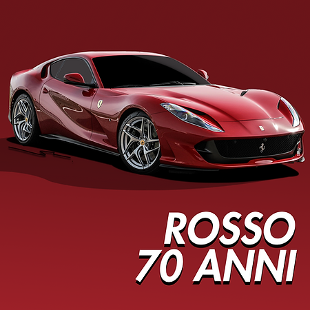 Boxart Ferrari Rosso 70 Anni  Splash Paints