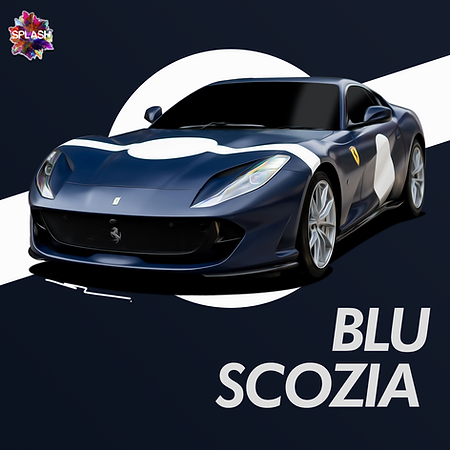 Boxart Ferrari Blu Scozia  Splash Paints