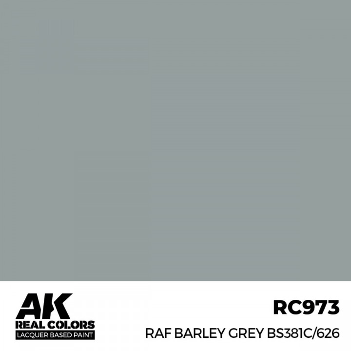 Boxart RAF Barley Grey BS381C/626 RC973 AK Real Colors