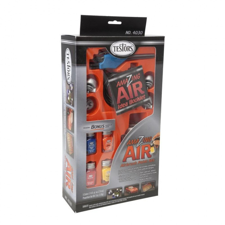 Boxart AMAZING AIR - Airbrush paint set  Testors