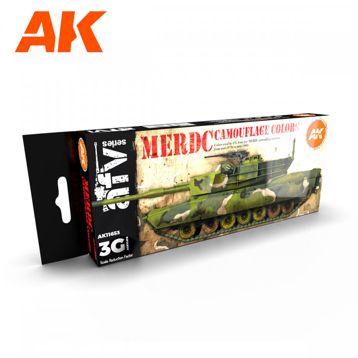 Boxart MERDC Camouflage Colors  AK 3rd Generation - AFV