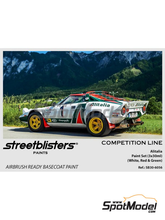 Boxart Alitalia White - Red - Green  StreetBlisters Paints