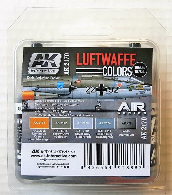 Boxart Luftwaffe Colors (1960s-1970s) AK 2170 AK Interactive Air Series