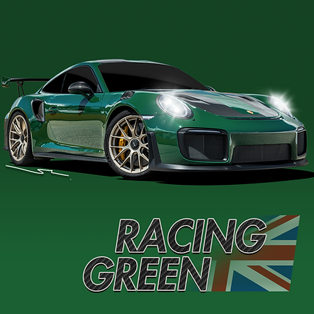 Boxart Porsche Racing Green  Splash Paints