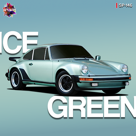 Boxart Porsche Ice Green  Splash Paints