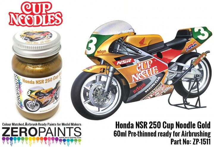 Boxart Honda NSR 250 Cup Noodle Gold  Zero Paints